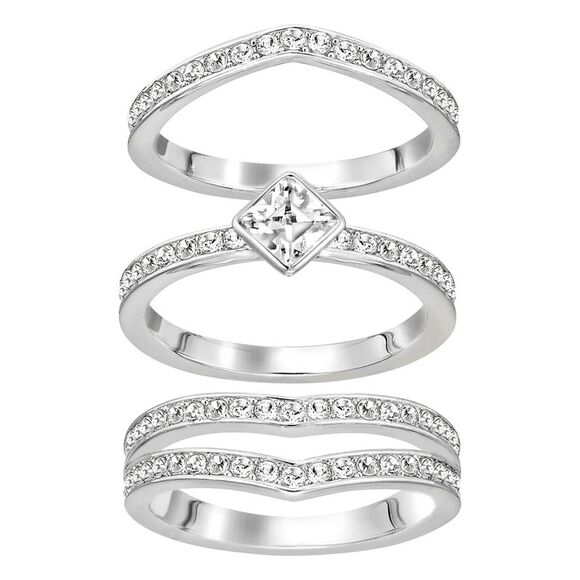 Swarovski Alpha Ring Size 5 - - Picture 2 of 3